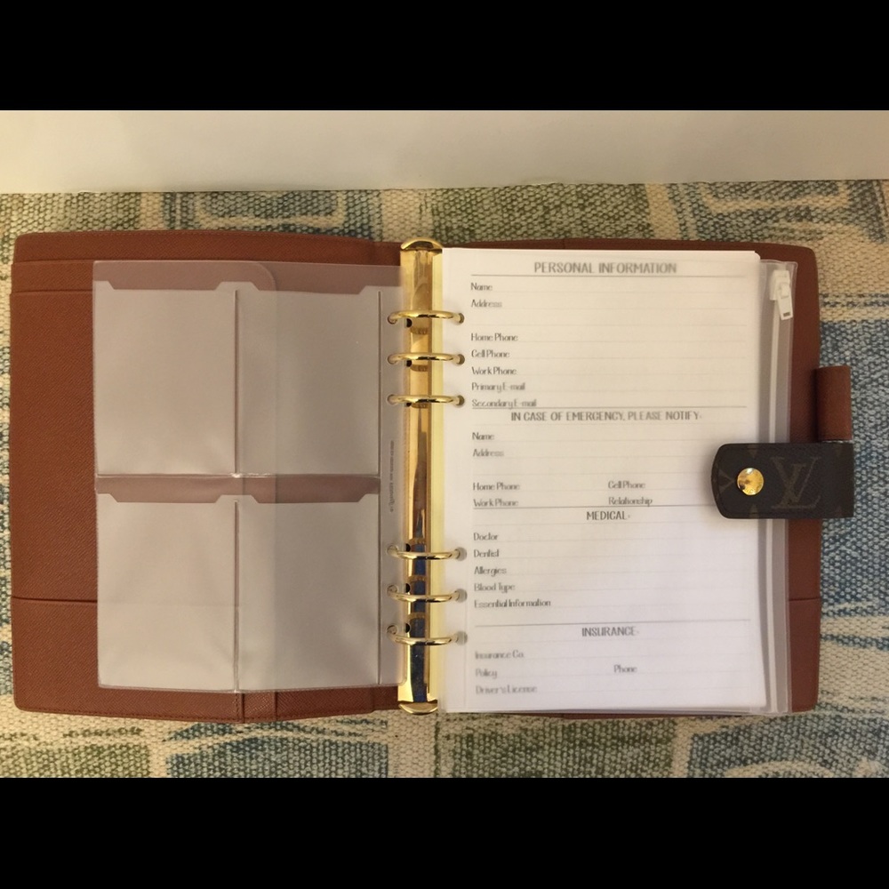 2026 Calendar Fits Louis Vuitton PM/MM/GM Agenda Insert + Filler Paper + Pen - Picture 9 of 16